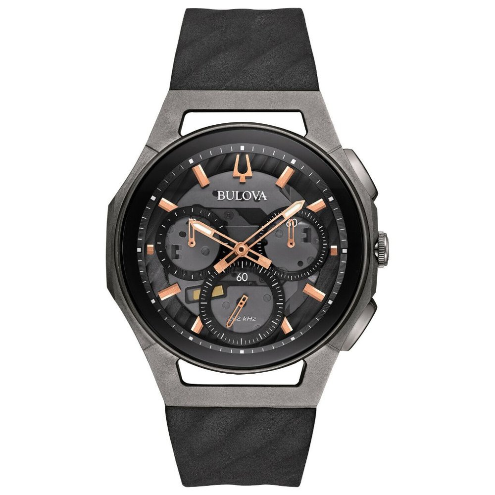 Bulova Rose Gold Curv Men's Watch! New